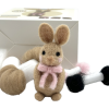 DIY Wool Felt Rabbit Needle Felting Kit