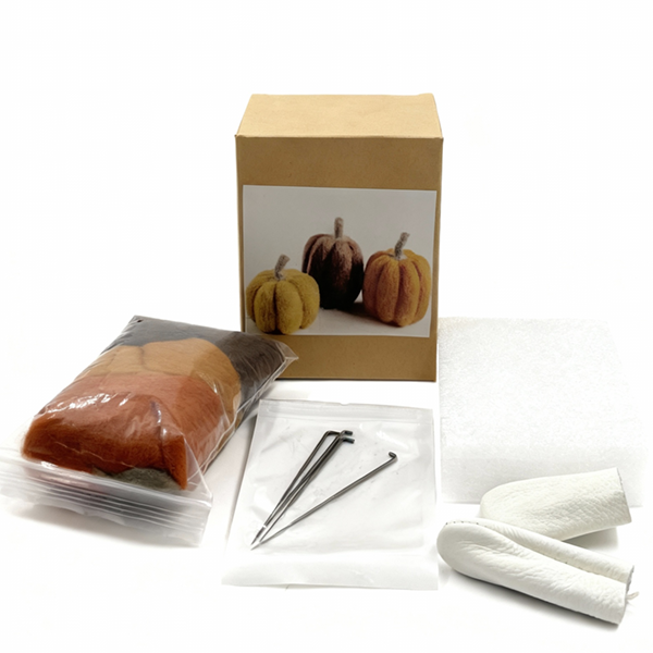 DIY pumpkin  Needle Felting