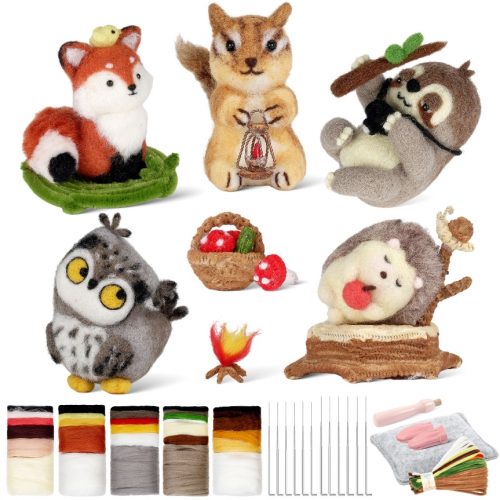 DIY Woodland Creature Felting Set