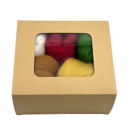 DIY Wool Felting Craft Kit (5 Colors)