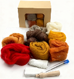 DIY Wool Felting Craft Kit (8 Colors)