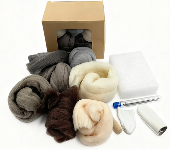 DIY Wool Felting Craft Kit (7 Colors)